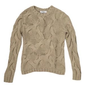 BY CHANCE • Gold Metallic Claira Sweater